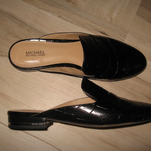 Michael Kors Mules - Black 7 1/2 M 38 M - Picture 2 of 6